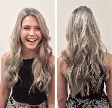 cheveux long gris argentandeacute;